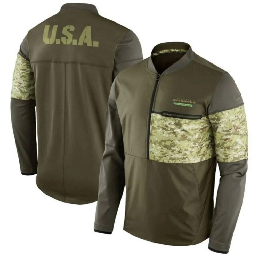 Nike Seahawks Salute to Service Jacket - 3XL
